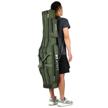 Трехслойная Рыболовная Сумка Lixada 130 см/150 см, переносная Складная рыболовная удочка, катушка для снастей, чехол для переноски, дорожная сумка