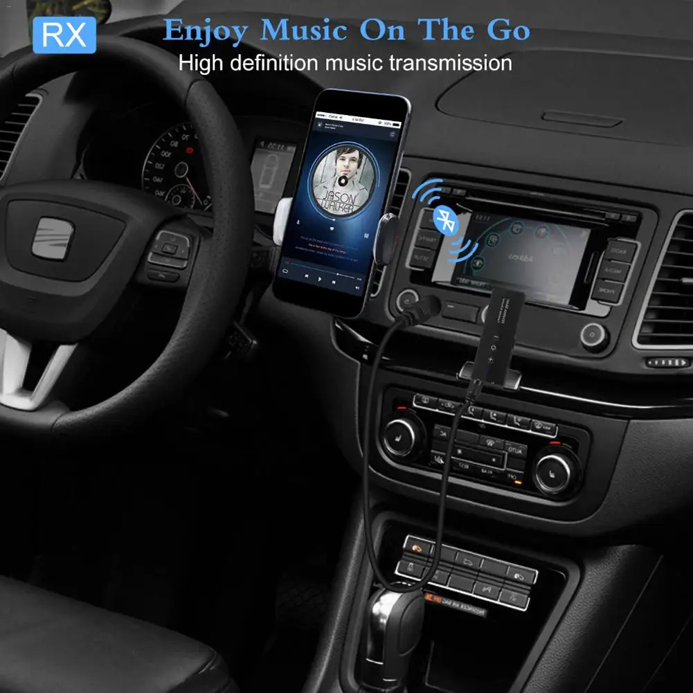 Bluetooth 5 0 Audio Transmitter Receiver 3 in 1 Audio Wireless Adapter USB 3 5mm Jack For Home TV PC Headphone