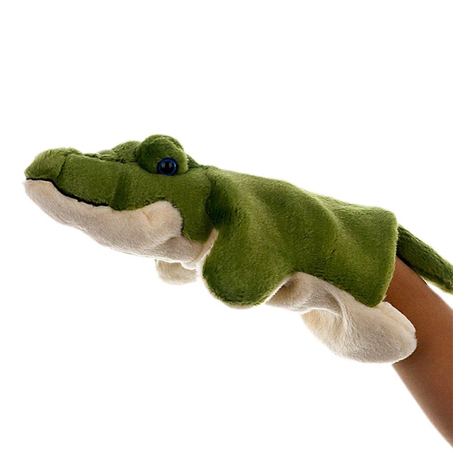 Cute Crocodile Plush Stuffed Doll Long Sleeve Hand Puppet Storytelling Kids Toy Great for encourag imaginative play puppet show 3