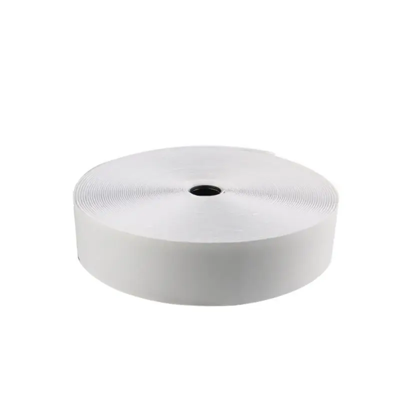

2019 32.8FT/10M Self Adhesive Nylon Clasp Tape Roll Sticky Back Strip Fastener Mounting Tape White Loop