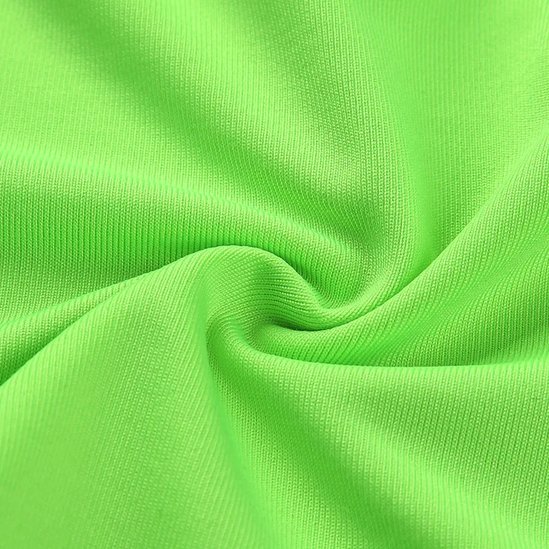 Для женщин флуоресцентный зеленый сексуальное открытое платье с лямкой на шее тонкий короткий жилет без рукавов с открытой спиной Вечерние Клубные женские короткие топы F4