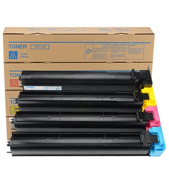 

New compatible TN711 color toner cartridge for konica minolta C654 C754 laser color toner cartridge kit printer parts kcmy