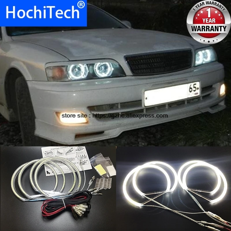 HochiTech ультра яркие красные/зеленые/Белый светодиодный глаза ангела halo Кольцо