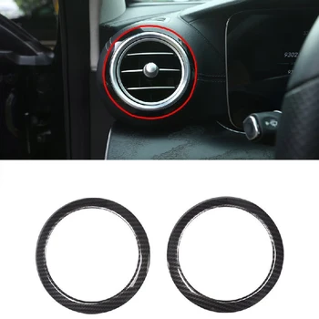 

Carbon Fiber Style For Mercedes Benz E Class W213 2016 -2020 Car Accessories Side Air Conditioning Vent Ring Trim