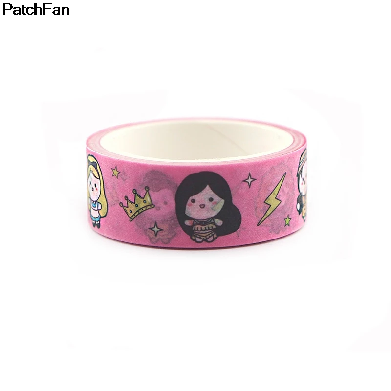 20 шт./лот Patchfan kawaii princess DIY Скрапбукинг липкий клей Васи бумага маскирующая Лента Печатный узор наклейка A2449