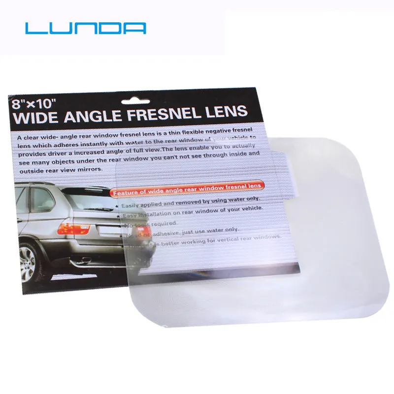 

Wide Angle Magnifying Fresnel Lens Plastic Sheet Car Parking Reversing Sticker Useful Enlarge View Angle Free Shipping