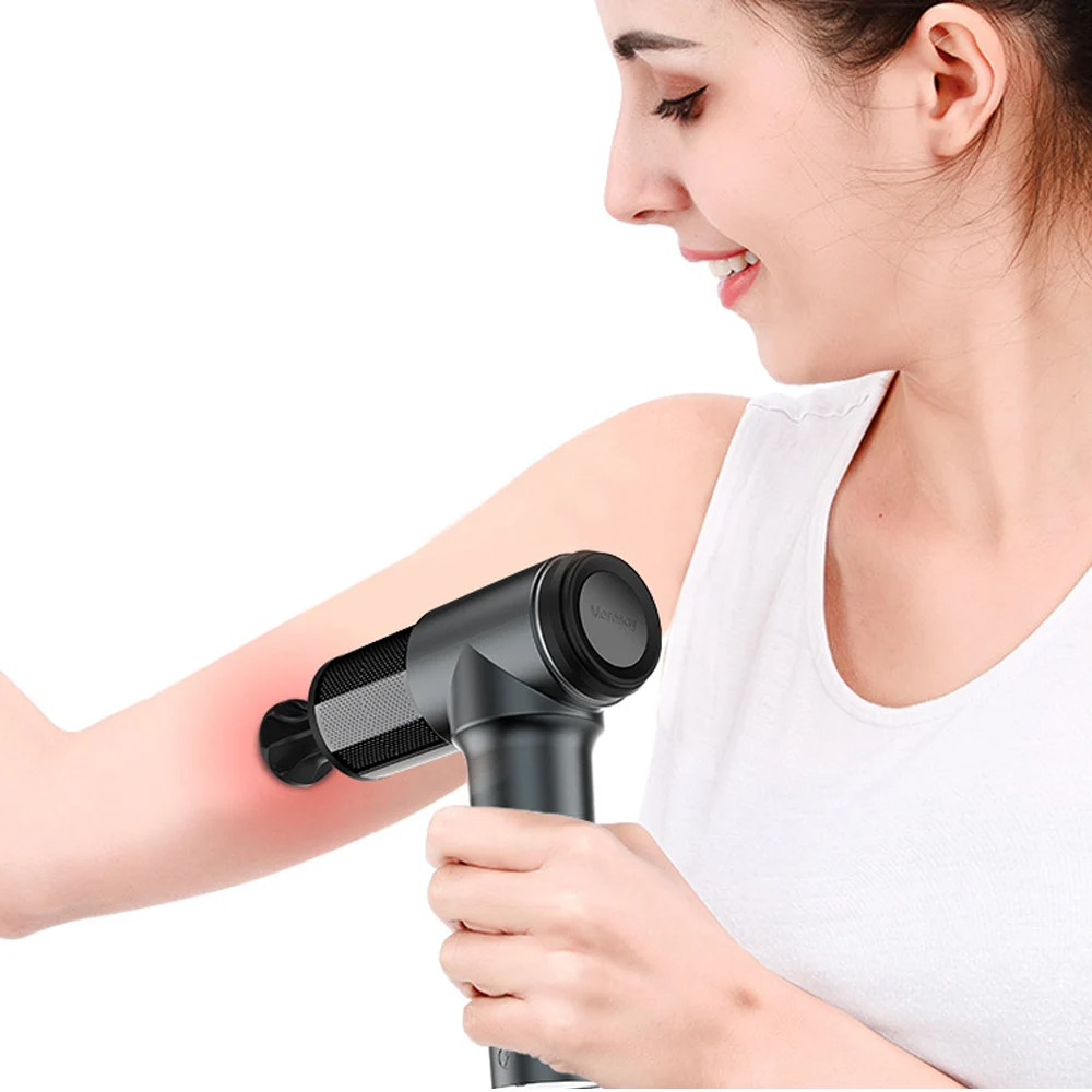 Massage gun deep tissue physiotherapy massage gun exercise muscle pain relief shaping portable package 4 heads 5