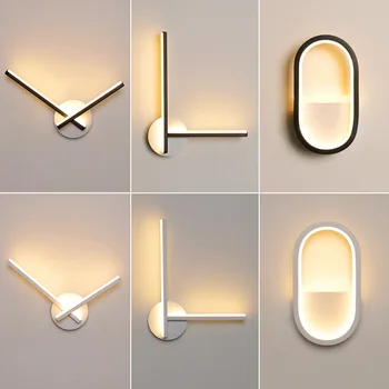 

Wall lamp led Nordic simple post-modern creative personality living room decoration background wall lamp corridor bedroom