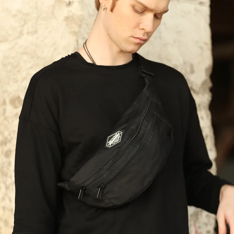 

Korean-style New Style Chest Pack Men Fixed Gear Wallet Sport Bag Rides Luggage Casual Crossbody Bag Street Cool