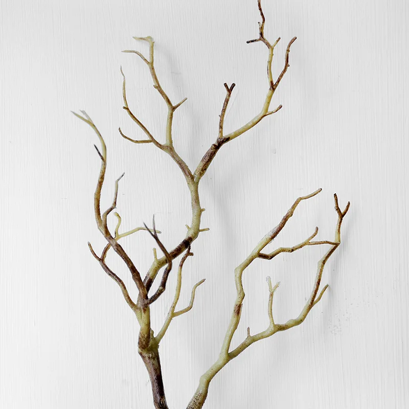 

1pc Artificial flowers Fake Branch Tree Bouquet Simulation Dry Foliage Plants Branch Home Decoration Foliage Indoor For Home
