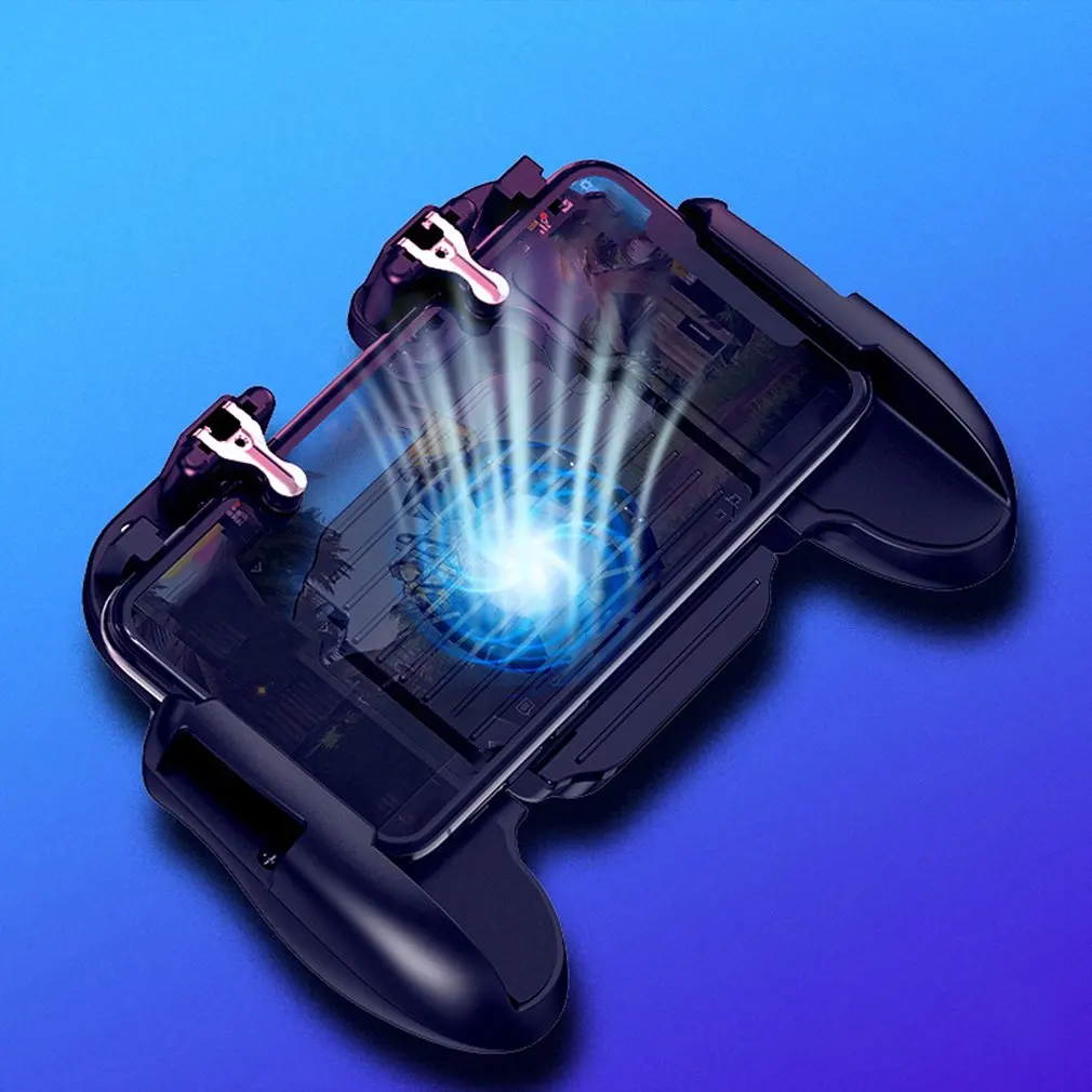  GamePad Pubg Controller Trigger Cooler Cooling Fan Fire PUBG Mobile Game Controller Joystick Metal 