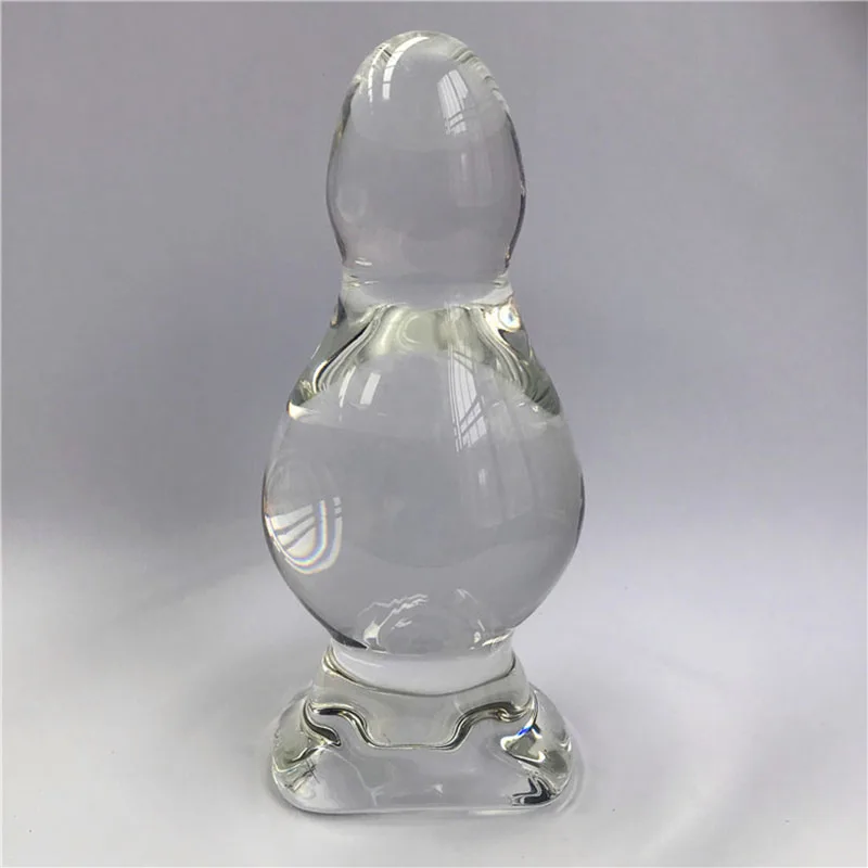 Glass Big Anal Plug Anal Pull Beads Anal Expander Butt Plug Manwoman