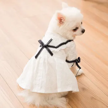 

Princess Style Lace Design Dog Skirt 2020 Newest Spring and Summer Thin Breathable Clothes for Small Dog Summer Pet Dress
