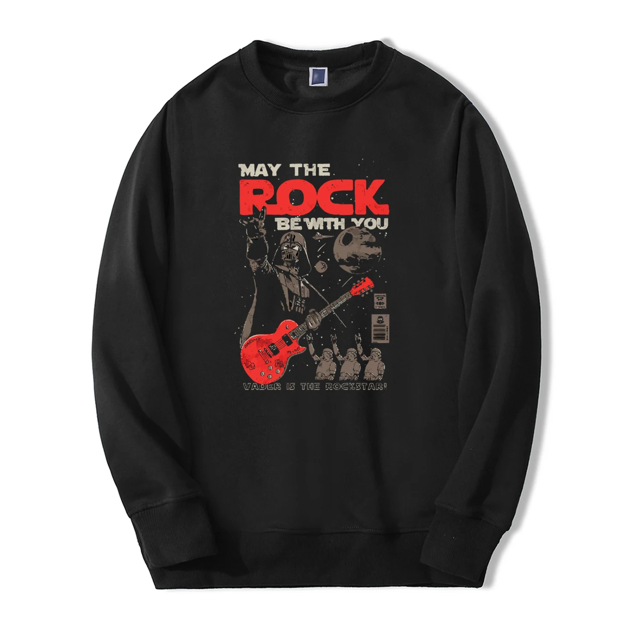 New Fashion Star Wars May The Rock Be With You Spring Winter Sweatshirt Men 2019 Hip Hop Tracksuit Fleece High Quality Hoodies
