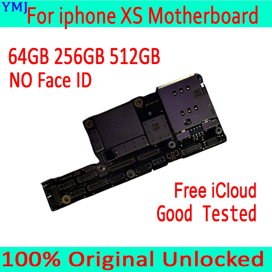 

Original Unlocked mainboard For iPhone XS Motherboard With / Without Face ID Logic Board With Full Chips Tested work,NO iCloud