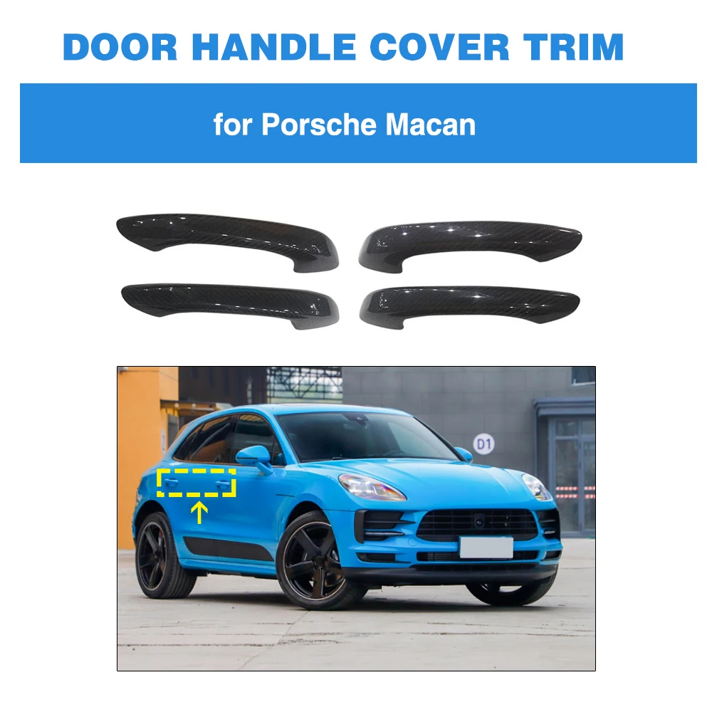 Для Porsche Macan 95B 2018-2019 крышка ручки двери автомобиля отделка без Smart Key LHD Настоящее