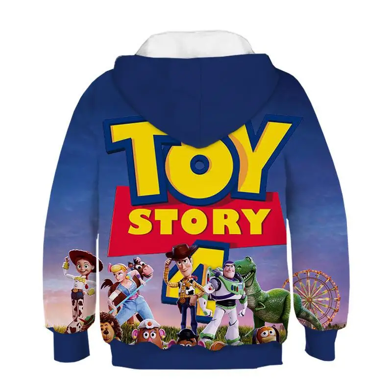 Новинка года; детская толстовка с объемным рисунком из мультфильма «Toy Story 4 Woody»; симпатичное худи с 3D принтом для мальчиков и девочек; детская одежда с героями мультфильмов; Толстовка