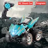 2.4G 4WD High Speed Remote Control RC Stunt Motorbike Deformation RC Stunt Car Drift Racing Motorbike RC Motorcycle Boy Toy Gift 1