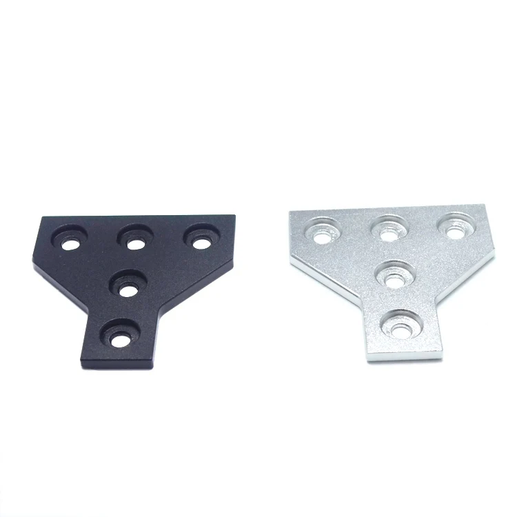 GIULY T Shape 5 Hole Joining Plate for 3D Printer V- slot 2020 Aluminum Profile