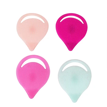 

Exfoliation Cleaning Brush Massage Facial Particle Touch Silicone Facial Cleansing Devices Super Soft