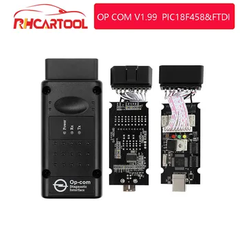 

OBD2 OP COM V1.99 Firmware PIC18F458&FTDI Chip For Opel NEW NEC Relay OP-COM Scanner OP COM 1.99 Better Than V1.70 V1.78