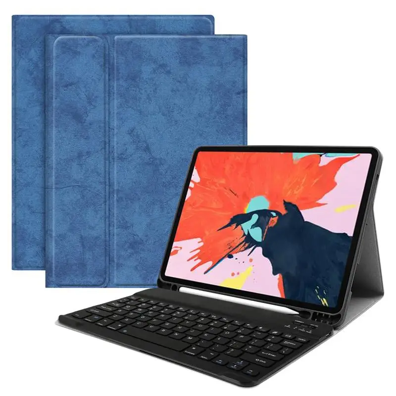 

Italian Keyboard For iPad Pro 11 2020 Bluetooth Keyboard with Case Pen Holder Leather Tablet Protector Case for iPad Pro 2020 11