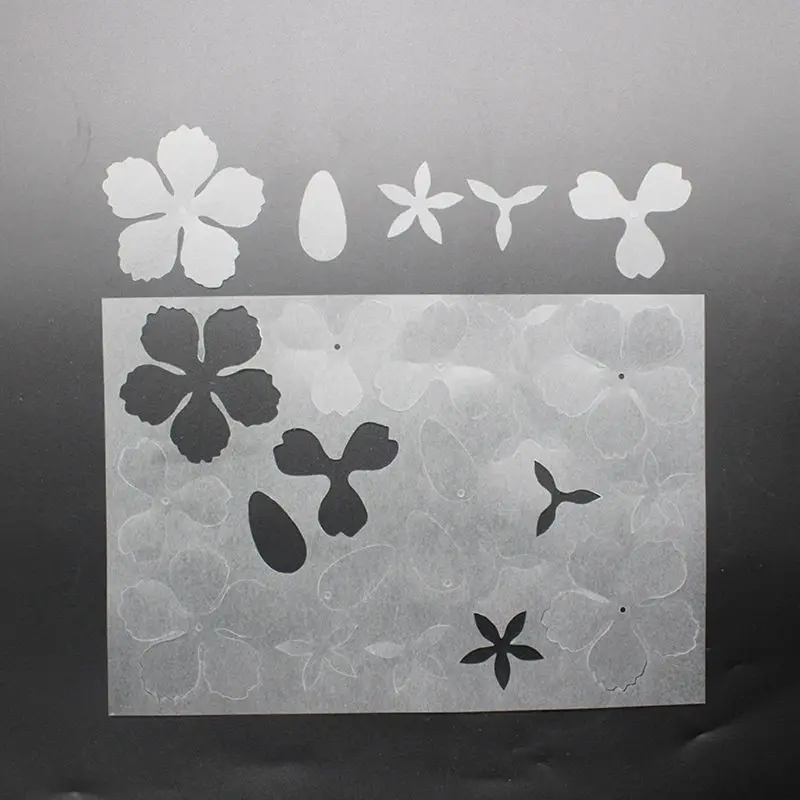 

2Pc Flower Hairpin Heat Shrink Film DIY Magic Plastic Paper Sheet Jewelry Making