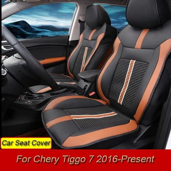 

Car Seat Covers Set Leather For Chery Tiggo 7 2016-Present Car Covers Styling Seat Protector Cushions Internal Accessories