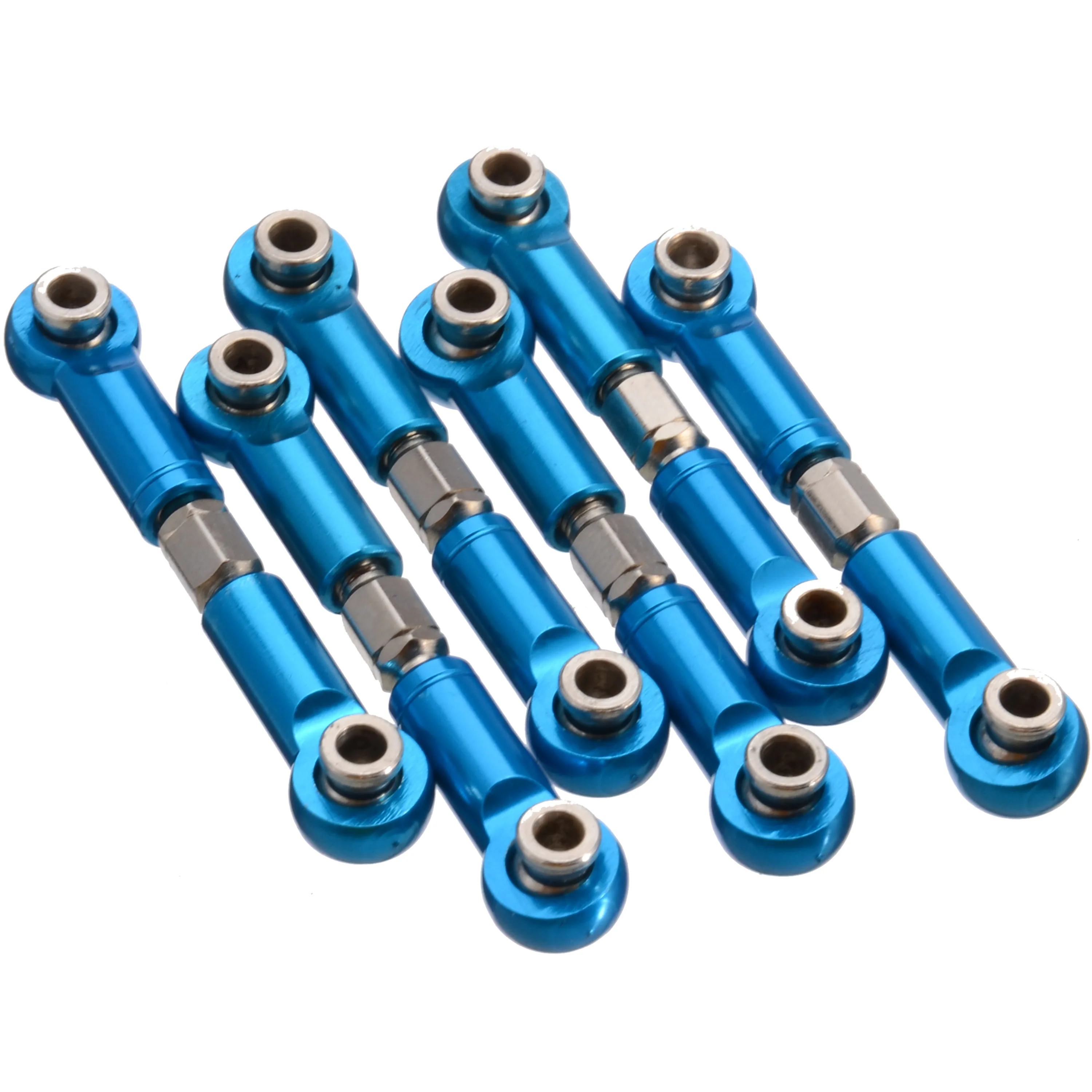6pcs 4 5mm Adjustable Metal Steering Linkage Servo Link Pull Rod Front Rear Pull Rod For 1 6pcs 4 5mm Adjustable Metal Steering Linkage Servo Link Pull Rod Front Rear Pull Rod For 3
