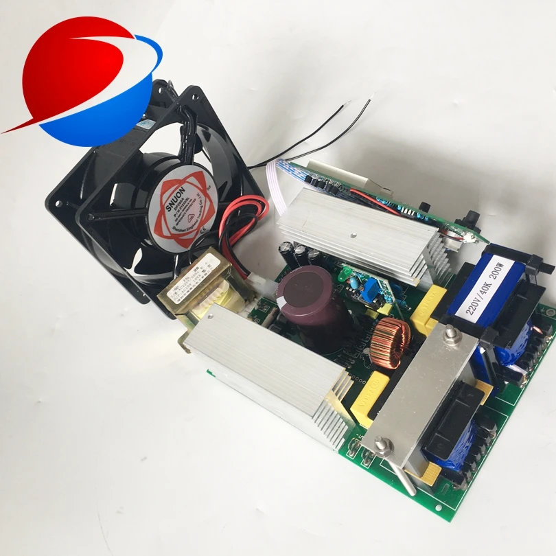 UCE 200W Frequency Tracking Ultrasonic PCB Generator With Display Board For Cleaning machinery accessories