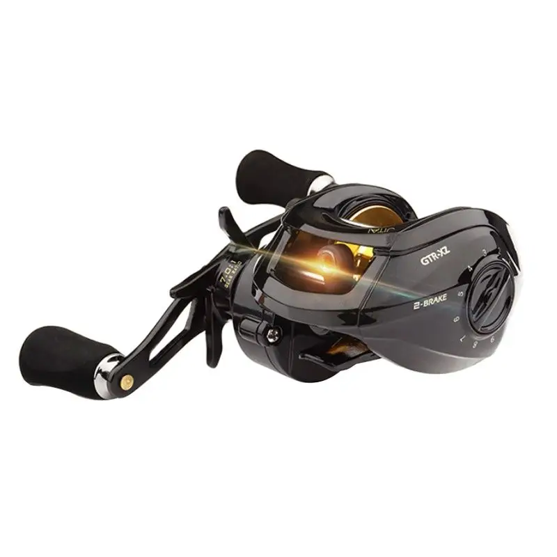 

2023 New 7.0:1 Gear Ratio 17+1BB Carp Fishing Wheel With Carbon Fiber Magnetic Brake Saltwater Freshwater Baitcasting Reel