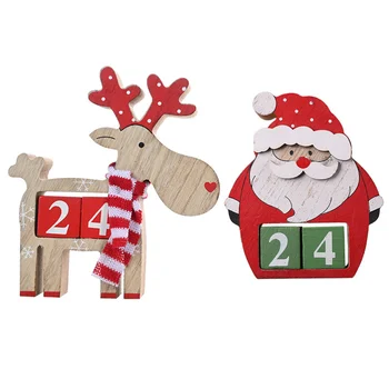 

Exquisite Decorative Multipurpose Durable Lovely Christmas Calendars Wooden Calendars Desk Calendars