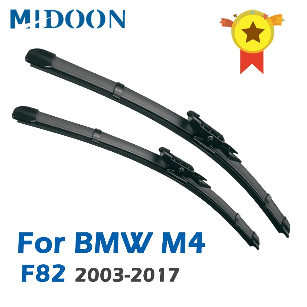 Щетки стеклоочистителя MIDOON для BMW M4 F82 Fit Pinch Tab Arms 2014 2015 2016 2017 2018 | Автомобили и