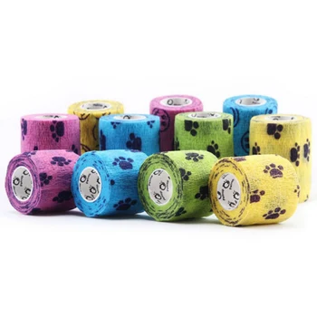 

Colorful 4.5m Palm Shoulder Wrap Tape Bandage Wrist Ankle Protector Sport Self Adhesive Elastic Bandage Knee Support Pads