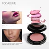 FOCALLURE Face Makeup Set Liquid Foundation Loose Powder Blusher Waterproof Long-lasting Full Coverage Concealer Women Cosmetics 5