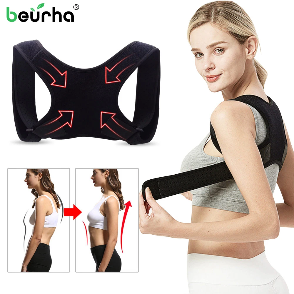 

New Spine Posture Corrector Protection Back Shoulder Posture Correction Band Humpback Back Pain Relief Corrector Brace Dropship