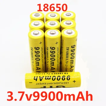 

3.7V 9900mAh 18650 battery rechargeable lithium ion battery for LED flashlight hot new high quality batteries NEW