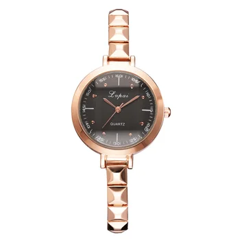 

Women Fashion Luxury Watch Alloy Creative Ladies Quartz WristWatches