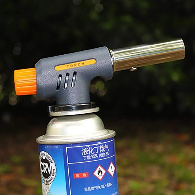 

Outdoor Ignition Gas Burners Gun Camping Hiking Picnic Flamethrower Windproof High Temperature Flame Gun
