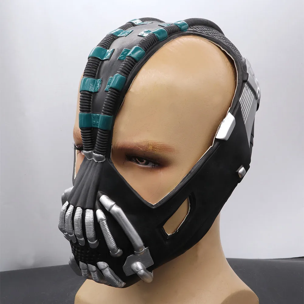Cosplay Movie Batman The Dark Knight Rises Bane Latex Mask Headgear Halloween 