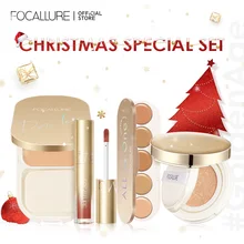 

FOCALLURE'S 7th Anniversary Makeup Set BB Creams Concealer Compact Powder Lipstick Suitable for Based Makeup