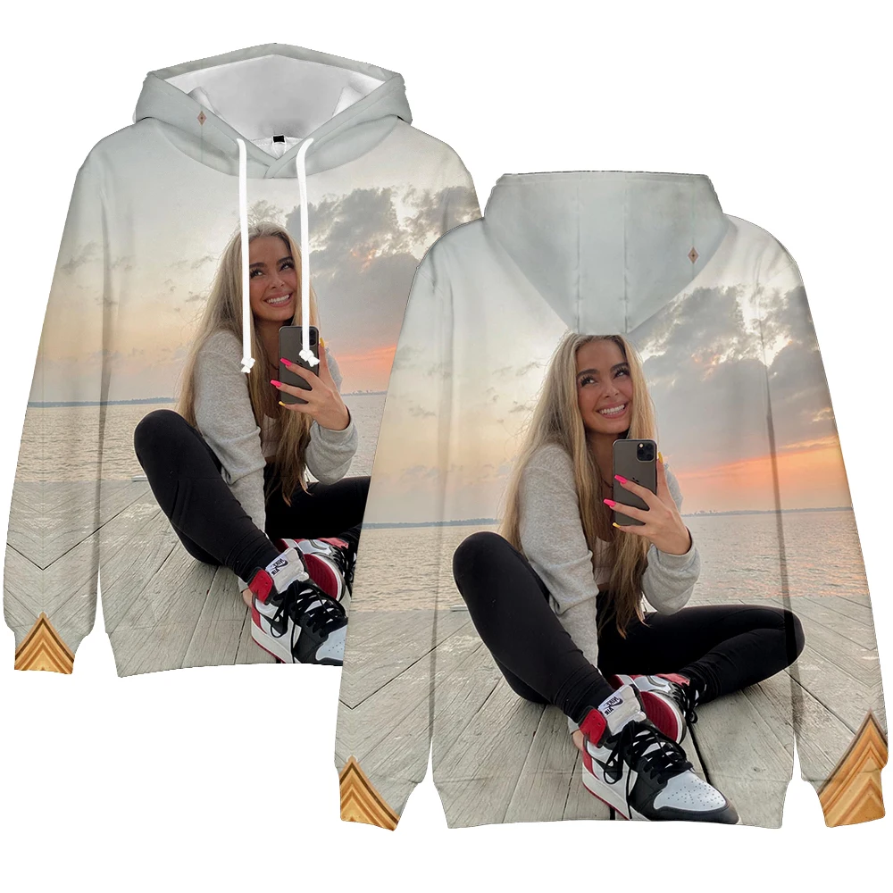 

3D Addison-Rae Hoodie Women Men's Sweatshirt New Boys Hooded Fashion Fall 3D Addison-Rae Hoodie Casual Girl Pullover Clothes