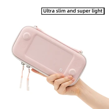 

For Nintendo Switch Carrying Case Pink Protective Hard Shell Carry Bag Travel Portable Travel Carry Case For NS lite Console