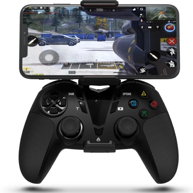

iFYOO PS4 Dual Vibration Wireless Controller, Call of Duty/MFI Game Mobile Gamepad for iPhone/iPad/Android/PC Steam/PS4 Console