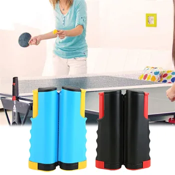 

Non-slip Table Tennis Net Replacement, One Piece Retractable Sporting Goods Grid with Bracket Fixing Clip Portable Universal