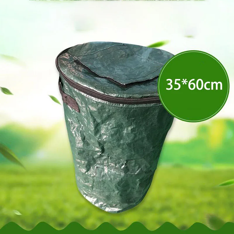 

Organic Waste Kitchen Garden Tools Compost Bag PE Cloth Planter Vegetable Plant Grow Bag Planting Pot Gardening
