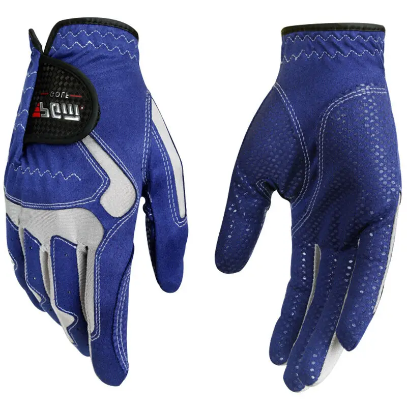 Golf Gloves 1pc Breathable Fabric Antislip for Men 3 colours Blue White Grey as Husband Gift Professional