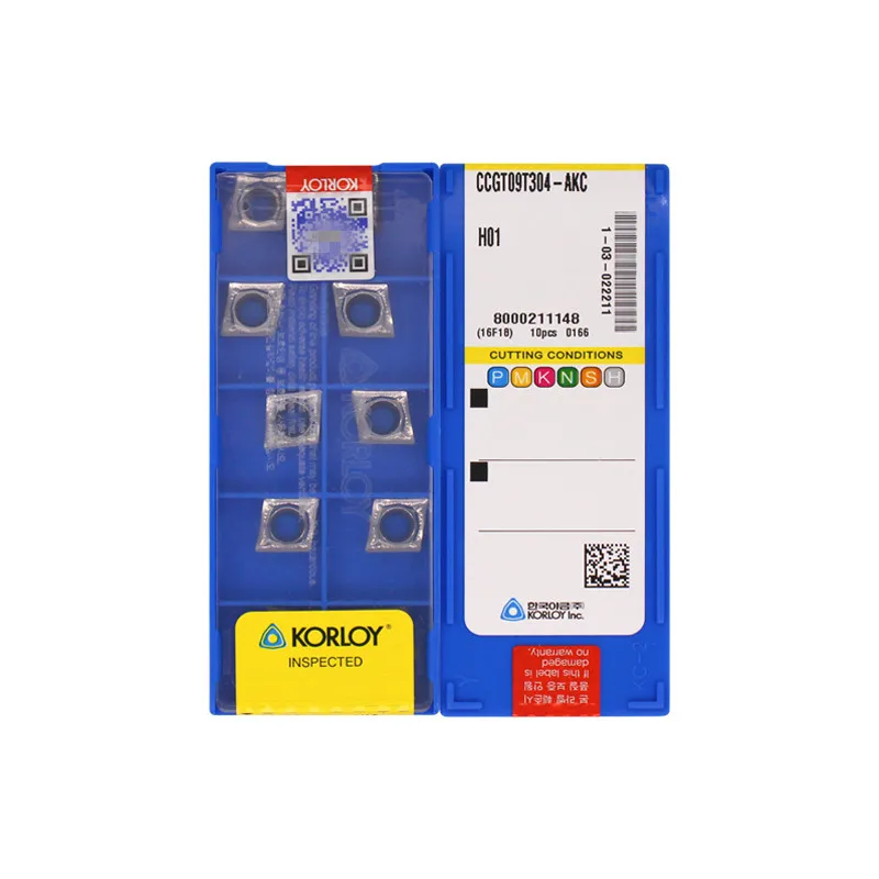 

CCGT09T304-AKC H01 10pcs Original Korea KORLOY Cutting Tool
