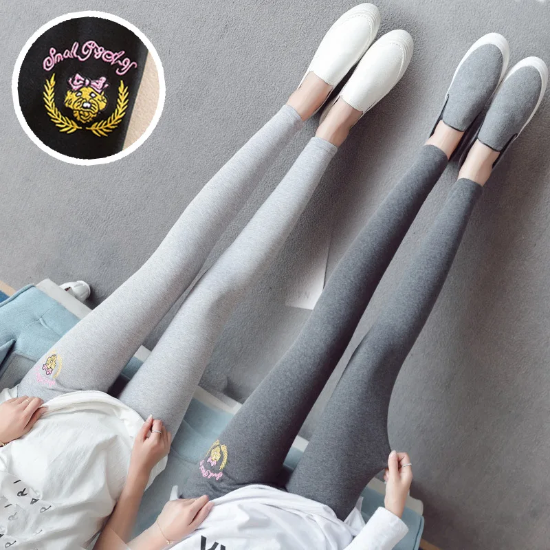

Maternity Clothes 2018 Spring And Autumn Versatile New Products Pregnant Women Maternity Pants Fashion Embroidered Outer Wear Ba