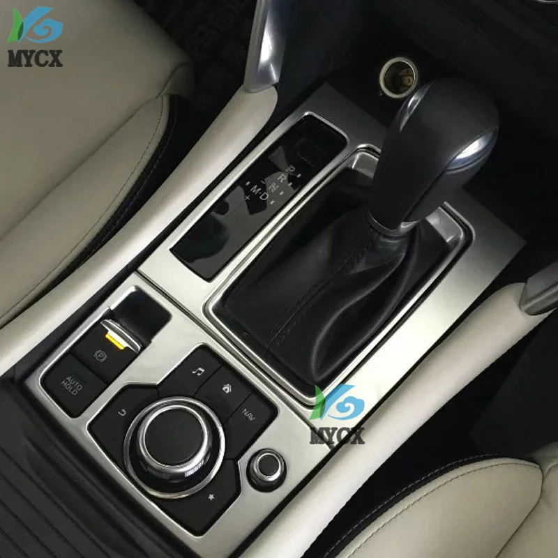 Для Mazda CX-4 CX4 CX 4 автомобильный Стайлинг ABS держатель воды, чашки крышка отделка полосы подлокотник ящик для хранения, украшение рамка